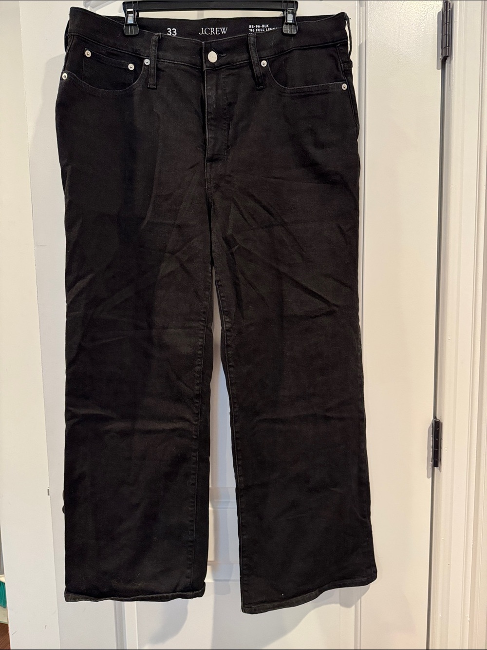 J. Crew Men’s Black Bootcut Jeans